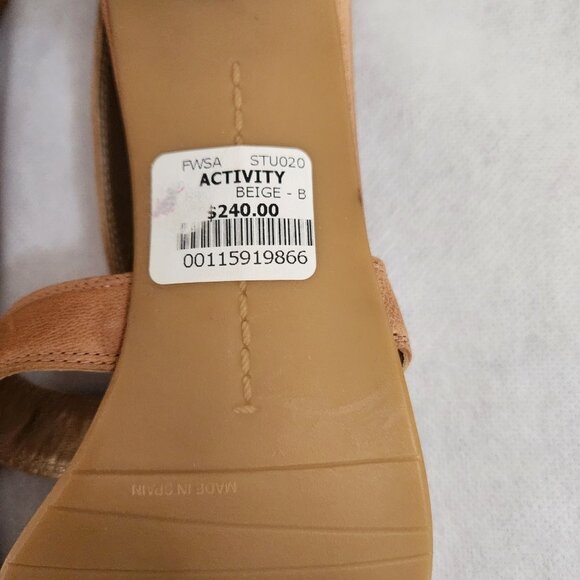 MR.SEYMOUR WONEN'S DISTRESSED LEATHER  SUMMER SHOES SIZE 8. NEW - Picture 10 of 11